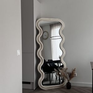 Wavy Mirror Off White